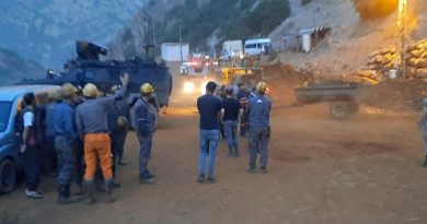 Hakkari'de göçükte mahsur kalan madenci kurtarıldı