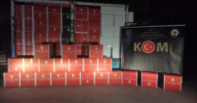 Hatay'da 2 milyon 350 bin kaçak makaron ele geçirildi