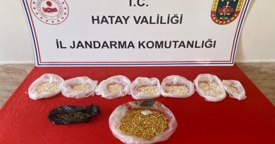 Hatay’da 4 bin 500 adet captagon hap ele geçirildi