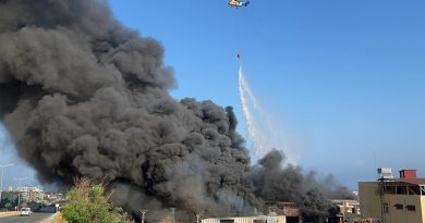 Hatay'da antrepo yangını