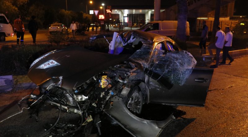 Hurdaya dönen araçtan sıyrık bile almadan çıktı