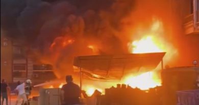 İzmir’de akaryakıt istasyonu yakınında korkutan yangın