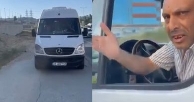 Kaldırımda ilerleyen servis sürücüsüne ceza yağdı