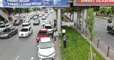 Kayseri’de 9 araç birbirine girdi: 1 yaralı