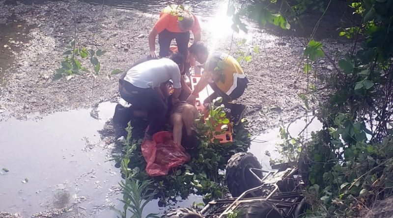 Kontrolden çıkan ATV dereye yuvarlandı: 1 yaralı