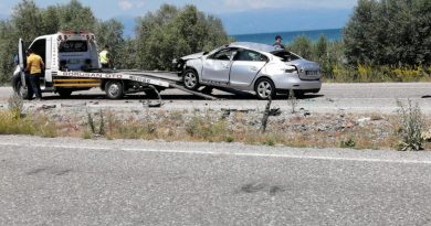 Kontrolden çıkan otomobil karşı şeride takla attı: 1 ölü