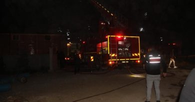Konya’da balık fabrikası alev alev yandı