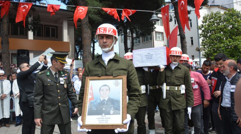 Kuzey Irak şehidi Ordu’da son yolculuğuna uğurlandı