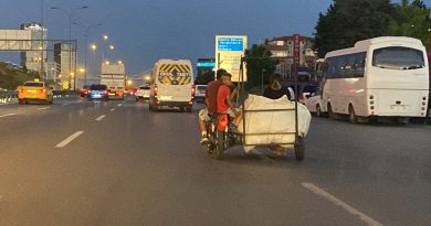 Maltepe D-100 karayolunda tehlikeli yolculuk kamerada