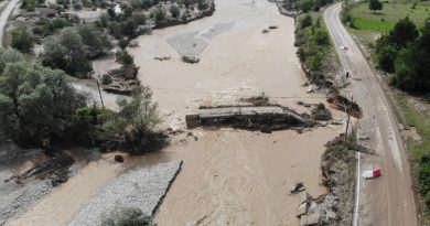 Mengen’de selin yıkıcı etkisi havadan görüntülendi