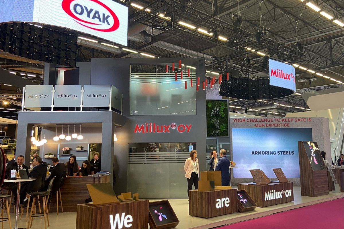 Miilux OY, Manisa’da ürettiği zırh çeliğiyle küresel arenada