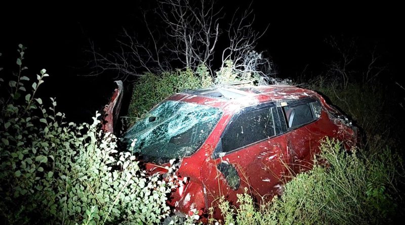 Milas'ta kontrolden çıkan araç uçuruma yuvarlandı: 2 yaralı