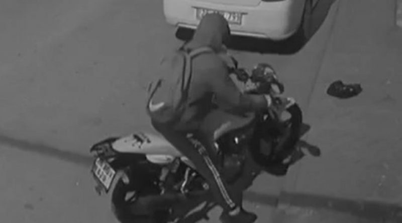 Motosikleti böyle çaldı