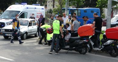 Ordu’da motosiklet ile otomobil çarpıştı: 1 yaralı