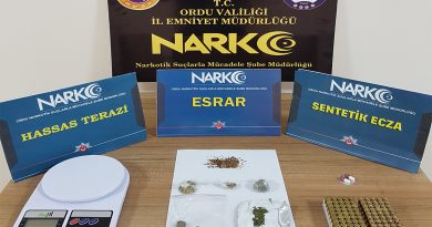 Ordu’da uyuşturucu operasyonu: 14 gözaltı