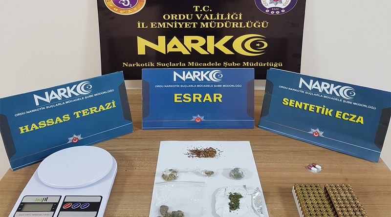 Ordu’da uyuşturucu operasyonu: 14 gözaltı