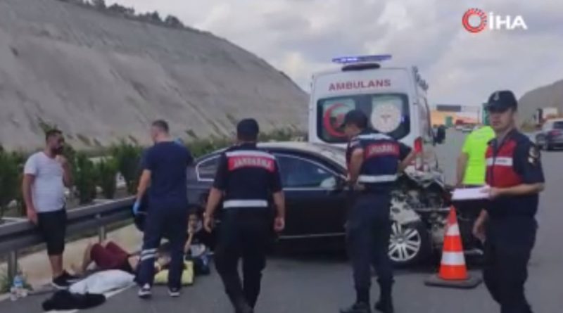 Otobanda feci kaza: 4 yaralı