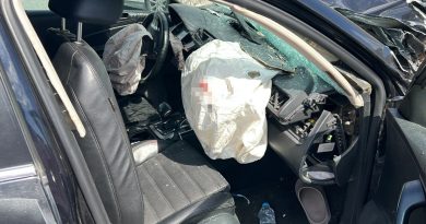 Otobanda korkutan kaza: 2 yaralı