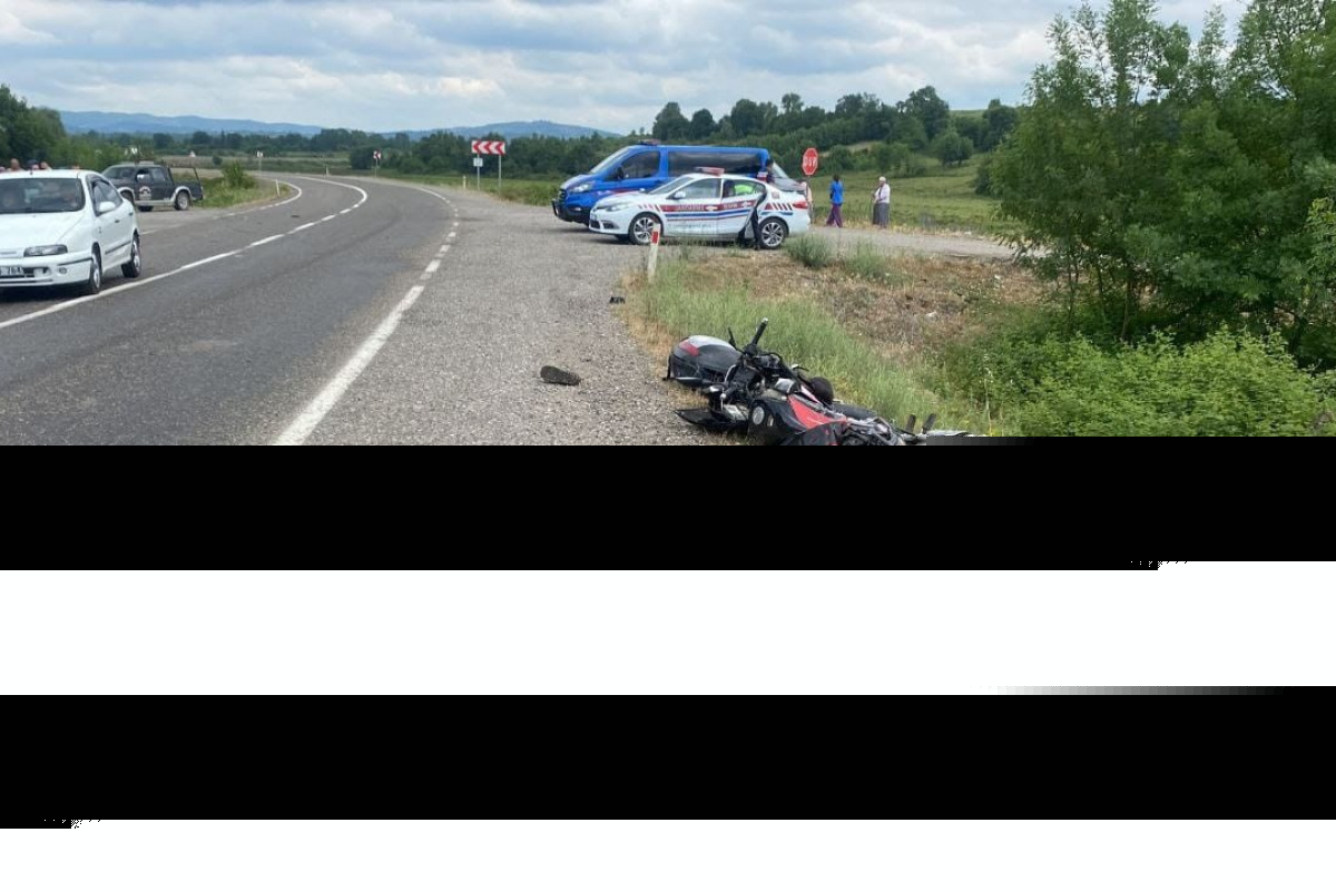 Otomobil motosikletle çarpıştı: 1 yaralı