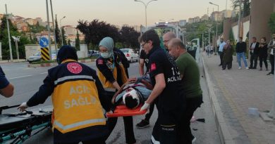 Otomobilin çarpıp kaçtığı bisiklet sürücü ağır yaralandı