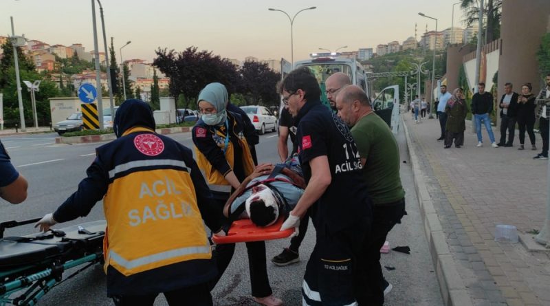 Otomobilin çarpıp kaçtığı bisiklet sürücü ağır yaralandı