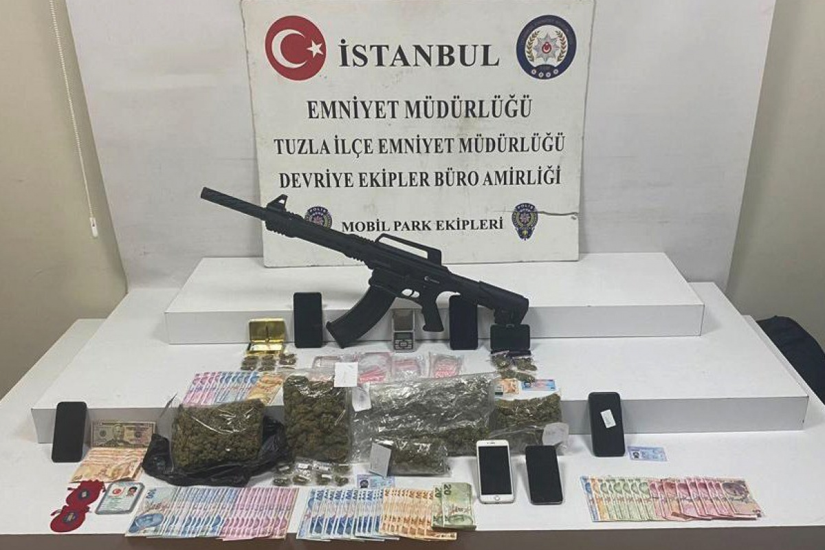 Pendik’te uyuşturucu ticareti yapılan iş yerine operasyon