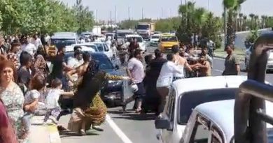 Piknikte yer kavgası kamerada