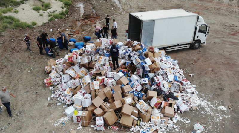 Piyasa değeri 15 milyon TL hepsi böyle imha edildi