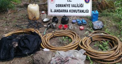 PKK'nın sığınağında yaşam malzemesi ele geçirildi