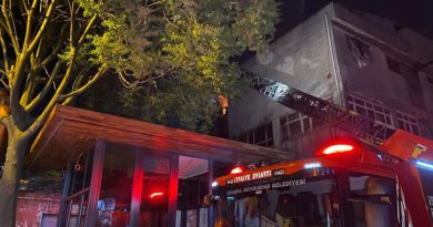 Polisaj imalathanesinde korkutan yangın