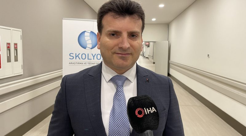 Prof. Dr. Nurettin Yiyit: 'Her 100 kişiden 3'ünde skolyoz görülüyor'