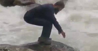 Rize’de dereye düşen Arap turisti arama çalışmaları devam ediyor