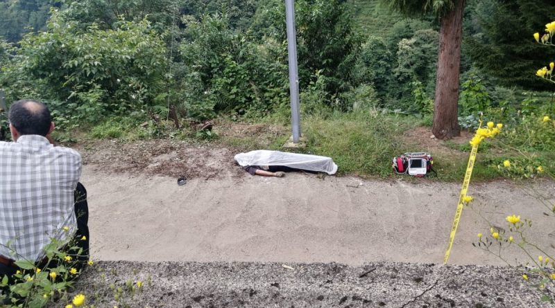 Rize'de elektrik direğinden düşen şahıs hayatını kaybetti