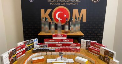 Rize'de sigara ve içki kaçakçılığı operasyonu: 6 gözaltı