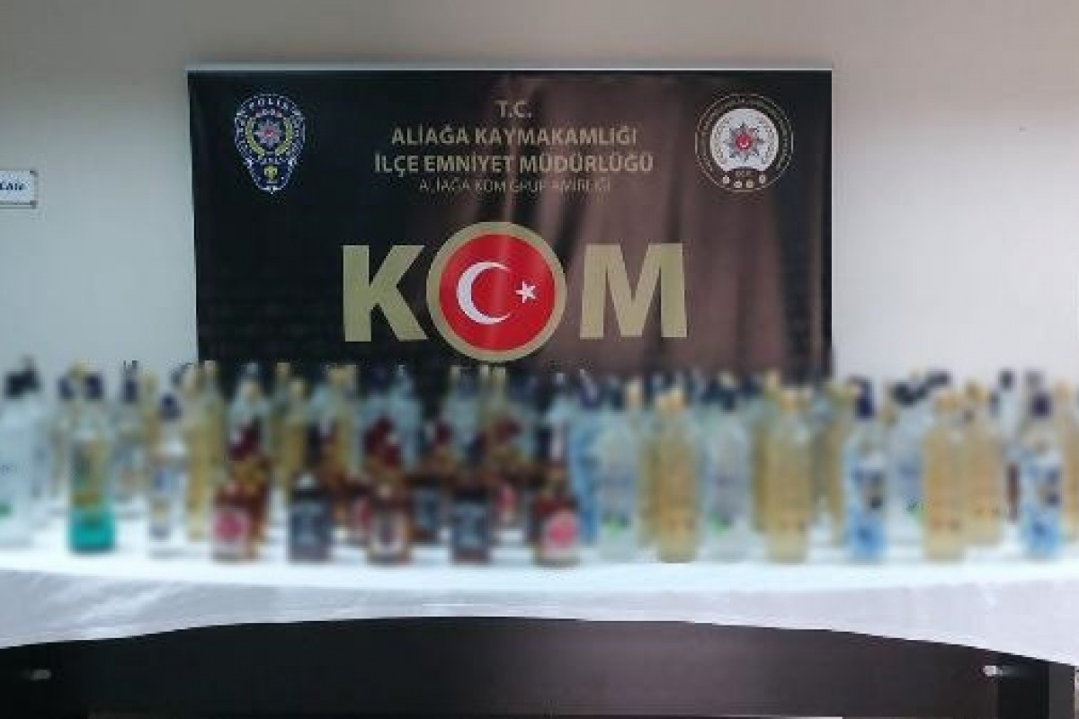 Sahte içkileri eğlence mekanlarına satan şüpheli yakalandı