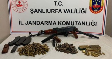 Şanlıurfa'da uzun namlulu silah ile mühimmat ele geçirildi