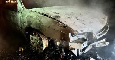 Seyir halindeki otomobil yanarak pert oldu