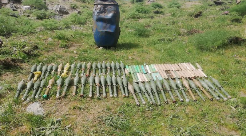 Şırnak’ta terör örgüte ait çok sayıda roketatar mühimmatı ve sevk fişeği ele geçirildi