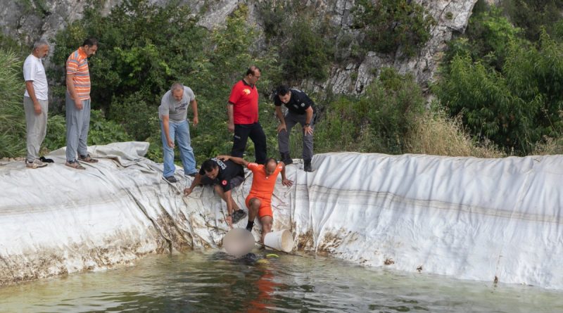 Sulama havuzuna giren çocuk boğuldu