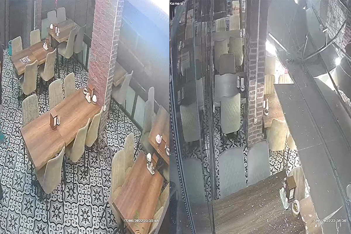 Sultangazi’de kebapçının tavanı çöktü, çalışanlar canını zor kurtardı