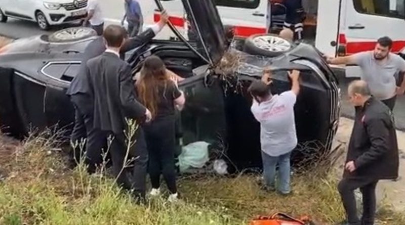 TBMM Başkanı korumaları kaza yaptı