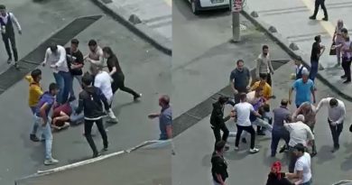 Tekirdağ'da Cumhurbaşkanı ve devlete hakaret edenlere meydan dayağı