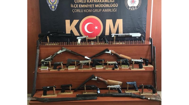 Tekirdağ’da kaçak silah imalatına dev operasyon: 42 adreste 26 gözaltı