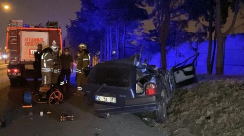 TEM Otoyolu’nda feci kaza: 1 ölü, 1 yaralı