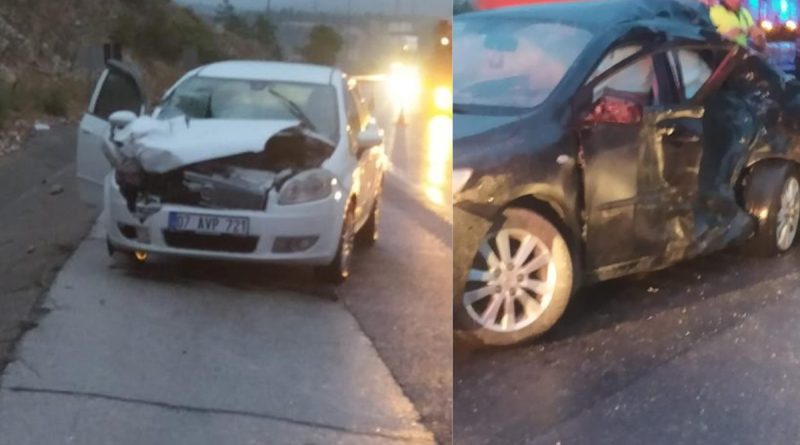 TEM otoyolundaki kazada 3 kişi yaralandı