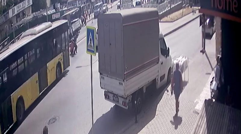 Ümraniye’de temizlik işçisine İETT otobüsü çarptı!