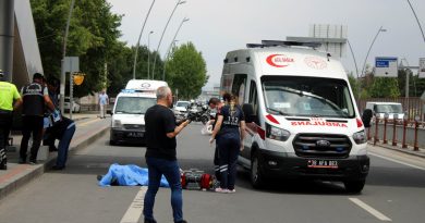 Üst geçitten düşen kadın hayatını kaybetti