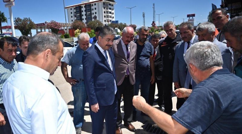 Vali Yılmaz: "Devletimiz yağışlardan zarar gören esnafımızın yanında"