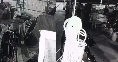 Yoldan geçerken fark ettiği merdivenleri seçerek çalan şüpheli güvenlik kamerasında