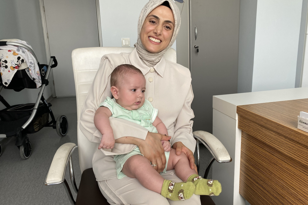 Akalazyayı yendi, 8 yıllık çocuk özlemi son buldu